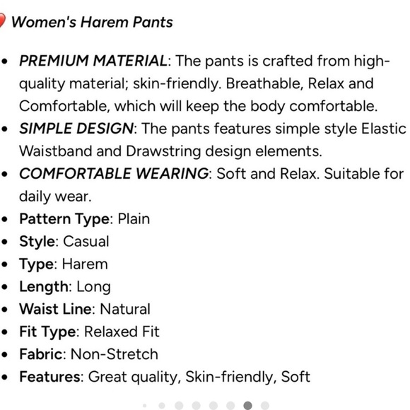 Woman’s  Corduroy Harlem Pants - Picture 11 of 12